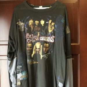 GALUMO Scorpions Motley Crue Men's XXL Shirt Long